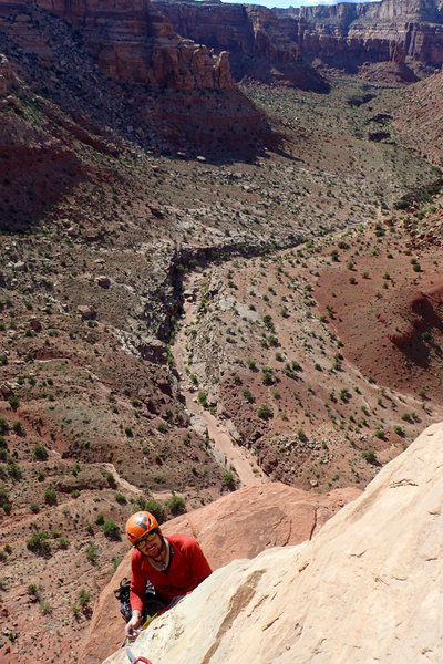 Just before the summit. Pitch 3
