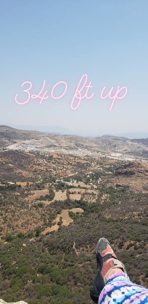 View from the top ledge