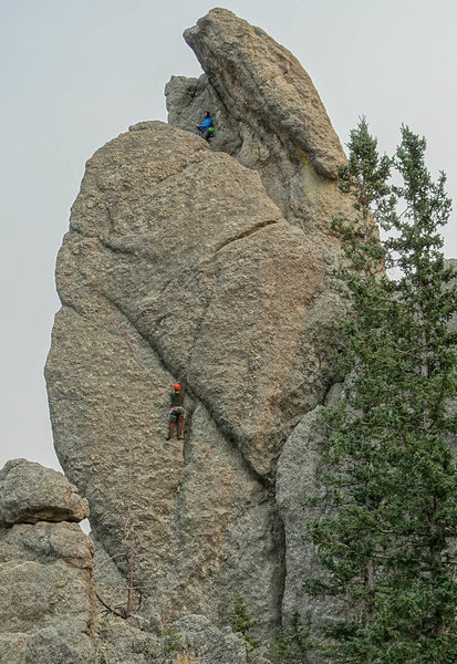 Closeup from base
