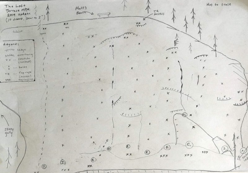 Hatchet Man is letter G on this topo map