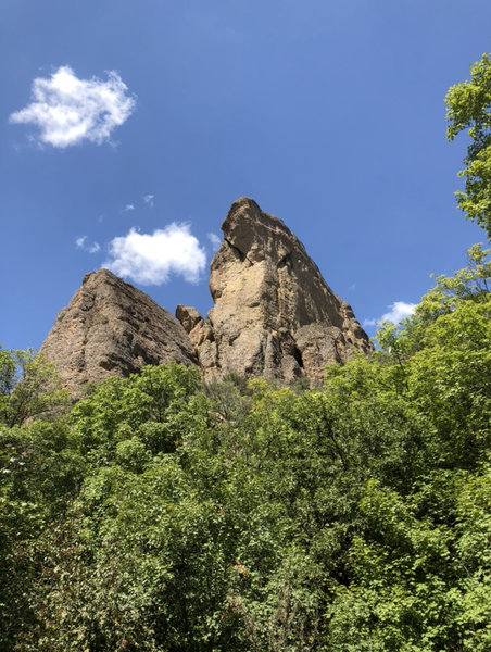 View of Heart Rock from the road