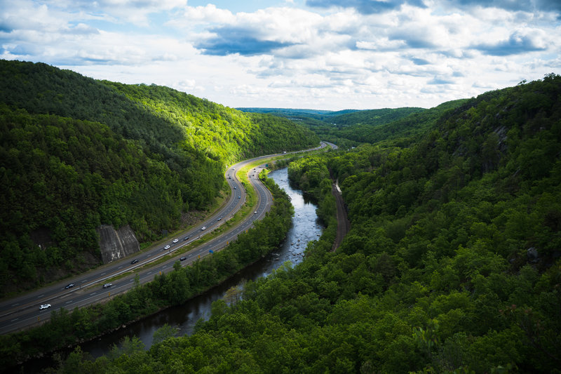 View from the top of Toby's Mountain. Totally worth the climb/scramble