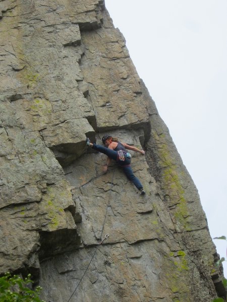 Climber cruising up 20 Speed Comfort.