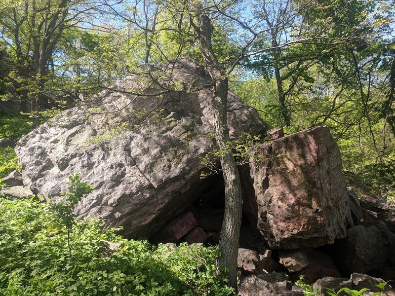 Another photo of the south side of Trump boulders