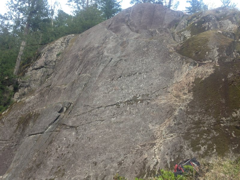 Dead Horse Crag. Just Beat It shown on the right.