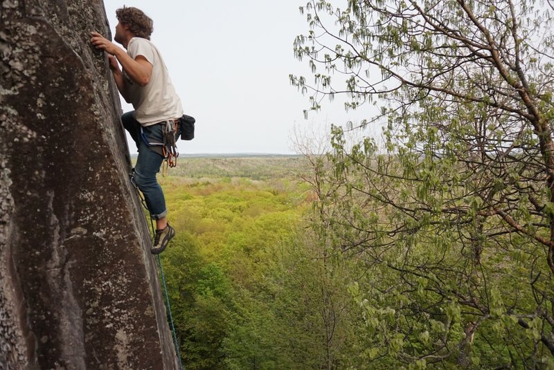 Beautiful climb. Fun movement