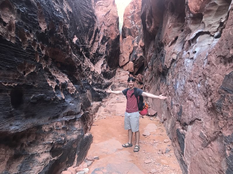 Mike Sainsbury surprised to find the corridor empty on a Saturday. 2019.