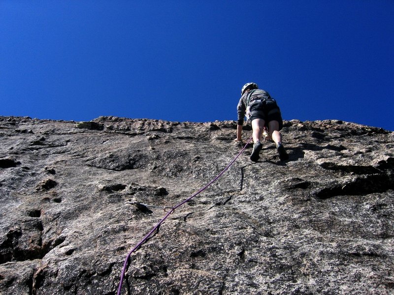 The p girl finishing the second pitch of Pop-A-Top - 9/05