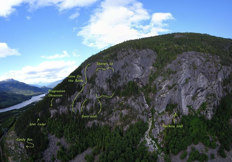 Climbing in Copper Mountain, British Columbia
