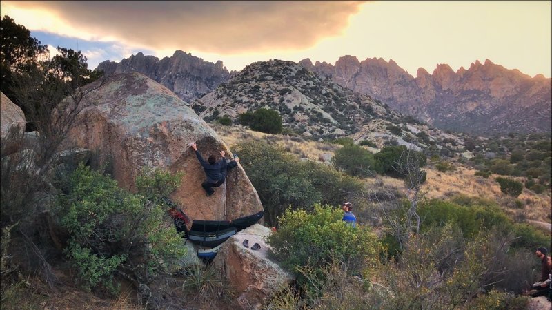 Sean entering the top out