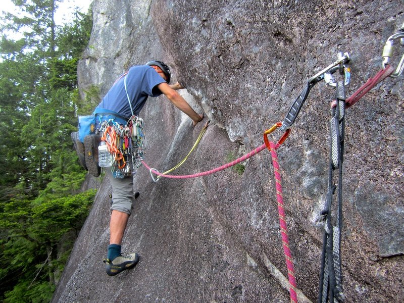 Traverse left at start of Pitch 2.