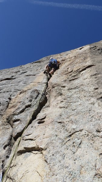 Menzo at top of P-crack 6/9/2019
