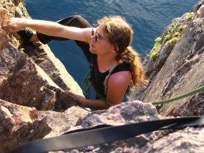 Ascending from a strung top-belay. Many thanks to David and Lynnae.