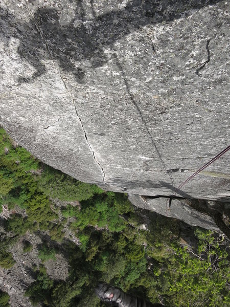 Looking down the $$$ seventh pitch. Link it with the sixth for all the glory!