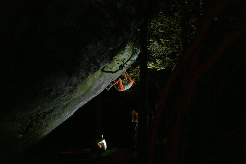 FSM during the 2019 GHSP Bouldering & Stewardship night session