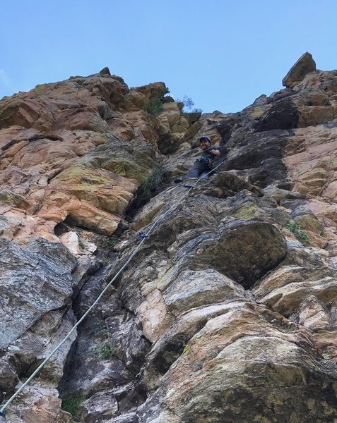 About half way up Stella's Groove