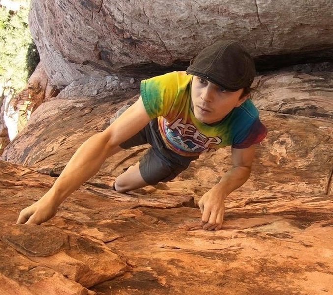 Solo in the crux