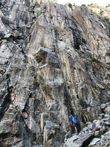 Orange Peel from across the canyon - classic!