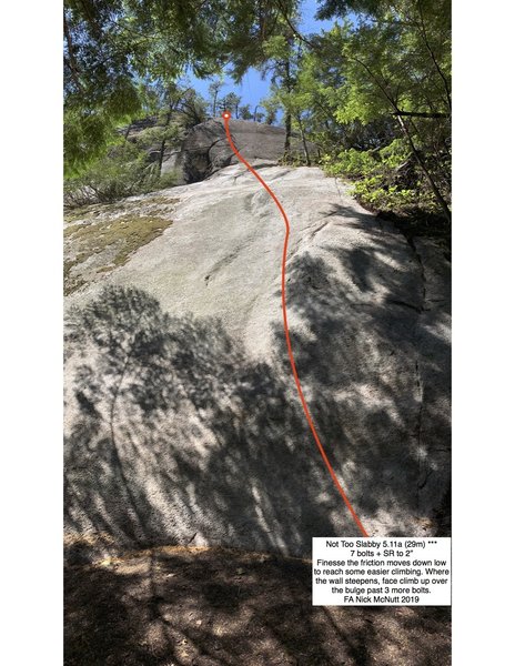 First climb encountered after passing Condo Crack area.