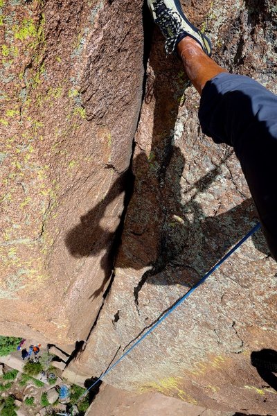 Upper crack on Second Helping.