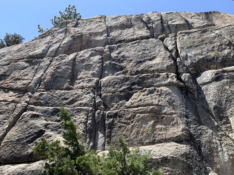 Double cracks on the left.