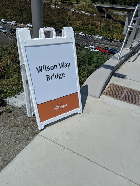 Bridge sign.