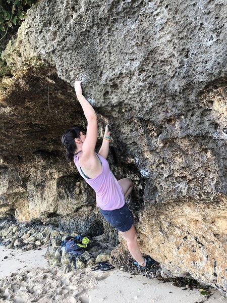 Entering the crux