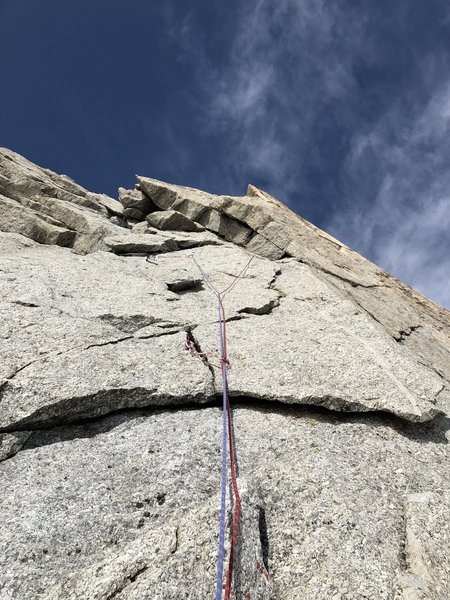 Pitch 5 overhang