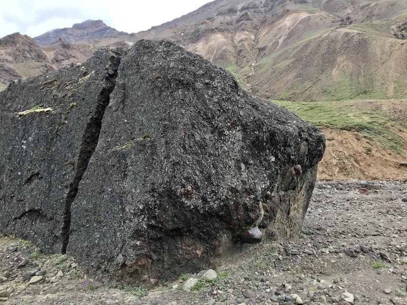 Jug haul waiting for a V0 first ascentionist with no fear of loose rock