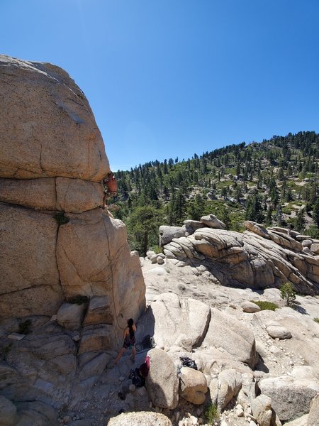Bao Phan on G-String (Shirt sleeve rock behind Hungover Wall). PC: Paul Huynh