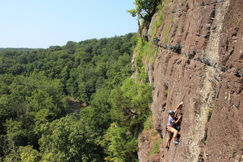 Leading open face slab