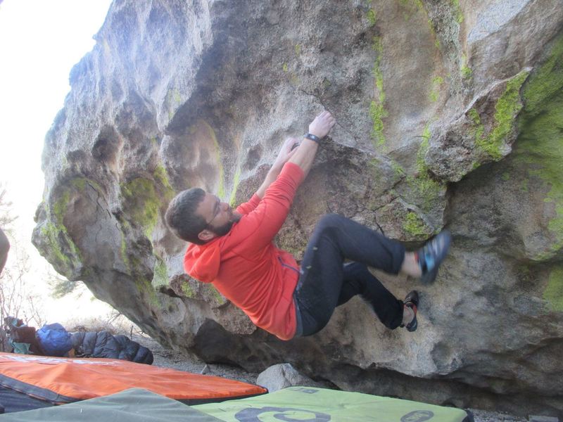 Start to this unknown climb.