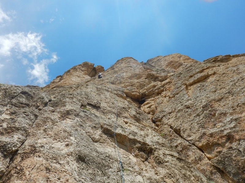 Beautiful climbing on Put Down your Ducky