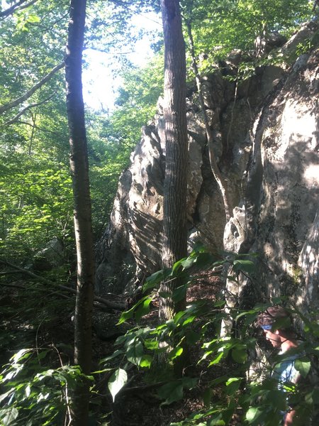Picture of "Duty"
<br>
"Nudy" chimney tucked in corner to the right
