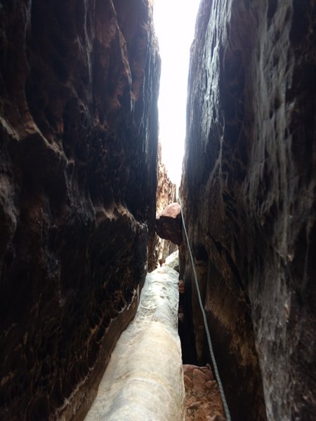 View up the 3rd pitch