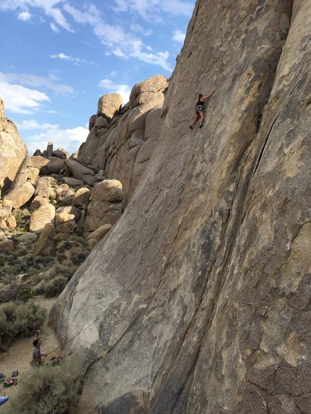 Sarah Trupiano on lead
