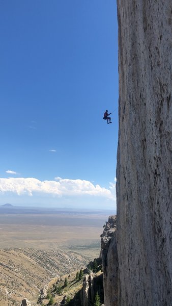 Climber Joshua whips on Make It A Double, 13.a