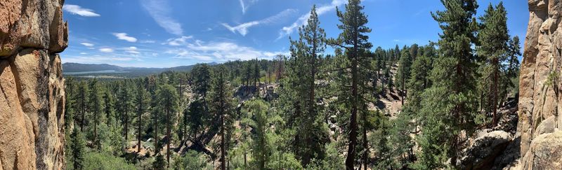 Pano View from top - East Wall (left) to South-East Wall (right)