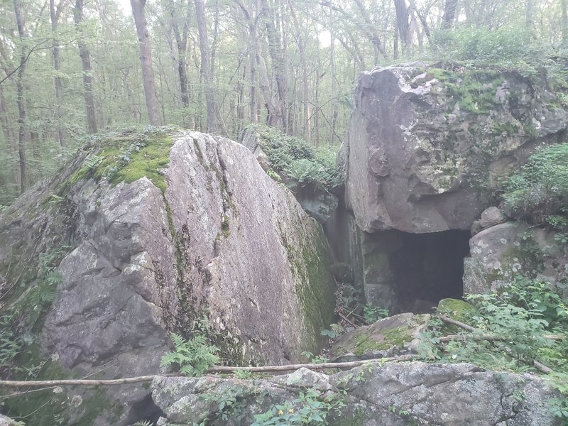 Chode boulder on the left, Vision Quest on the right