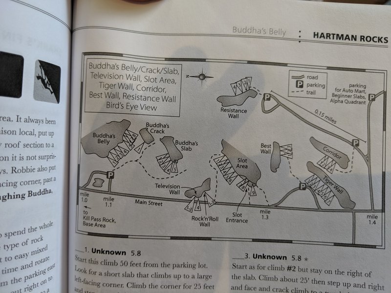 A Guide Map Of The Area.