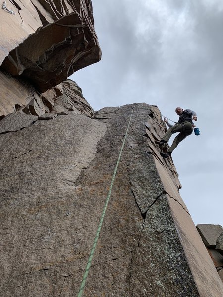 Dave lowering from Bird of Prey