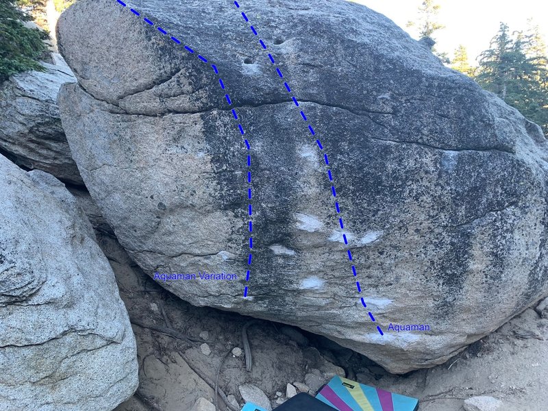 East face of Aquaman boulder