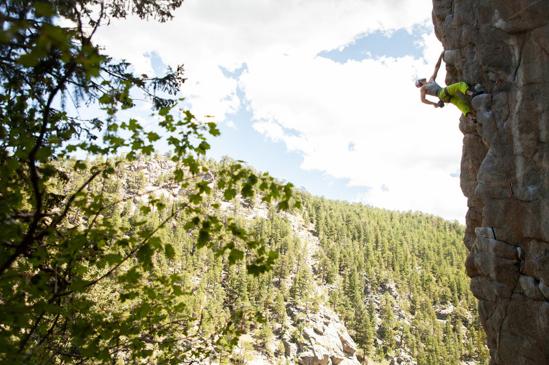 Max depumping before the crux.
