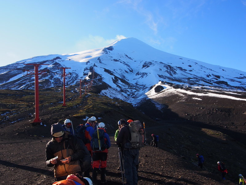 No eruption when we climbed it (You HAD to go with a guided party when we were there)