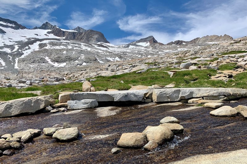 Beautiful scenery from the approach slabs