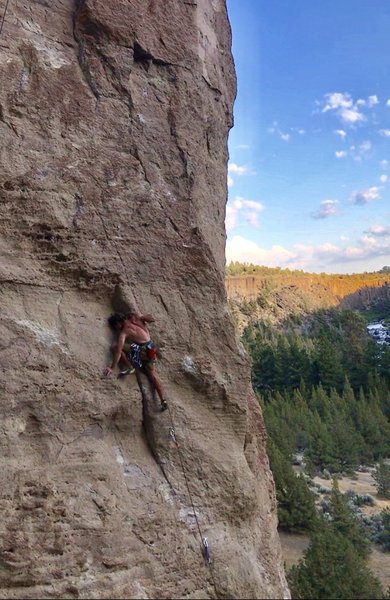 Crux high step.