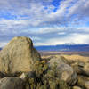 Above the Owens Valley: Tablelands and White Mountains behind, Bishop Creek CA