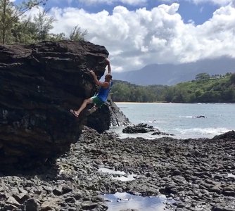 Climbing In Dragon S Breath Kauai