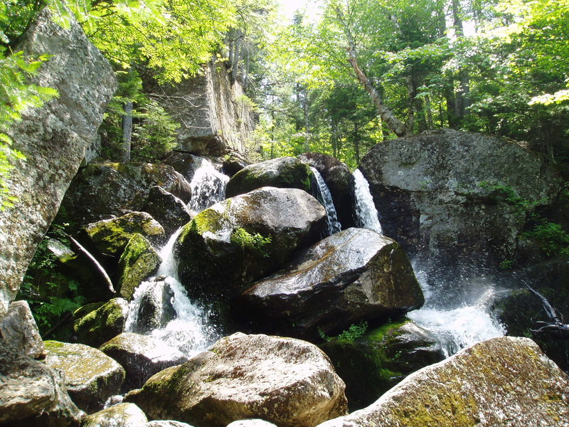 #8 Hitchcock Falls, close-up On the Hawker Ridge Trail, off Rt2 west of Gorham, NH