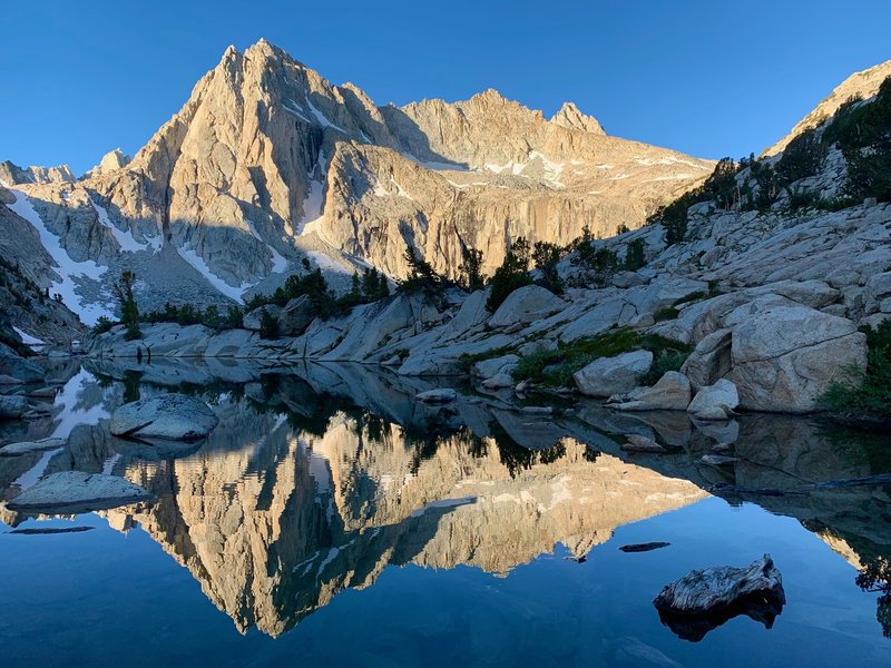 Picture Peak reflected in Hungry Packer Lake